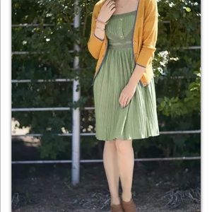 Matilda Jane S Joanna Gaines Grass Roots Dress Green Small Sleeveless olive